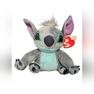 Ty Disney Stitch Plush Toy in Gray and Teal